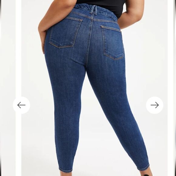 1073 NWT GOOD AMERICAN WAIST CROP SIZE 15 - Picture 2 of 7